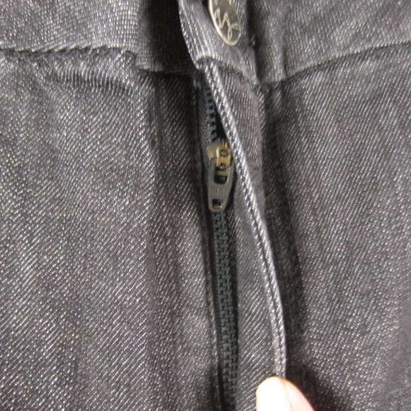 Mossimo Jeans Womens 22W Plus Dark Wash Stretch Trouser Denim Altered Hem - Picture 12 of 15